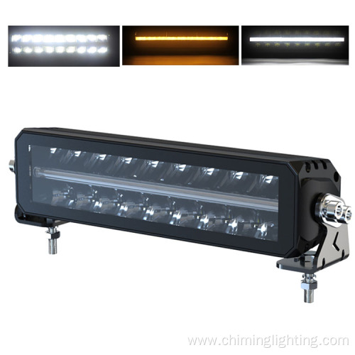 12'' Inch 52W Super Bright Truck Light Bar Offroad ATV UTV Led Work Light Bar Dual Color Led Bar